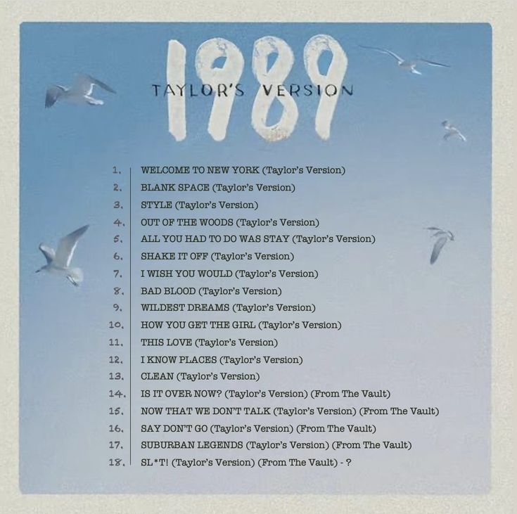 1989 (Taylor’s Version) [Deluxe]